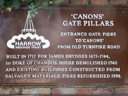 Canons Gate Pillars - Brydges, James (Earl of Chandos) (id=3148)